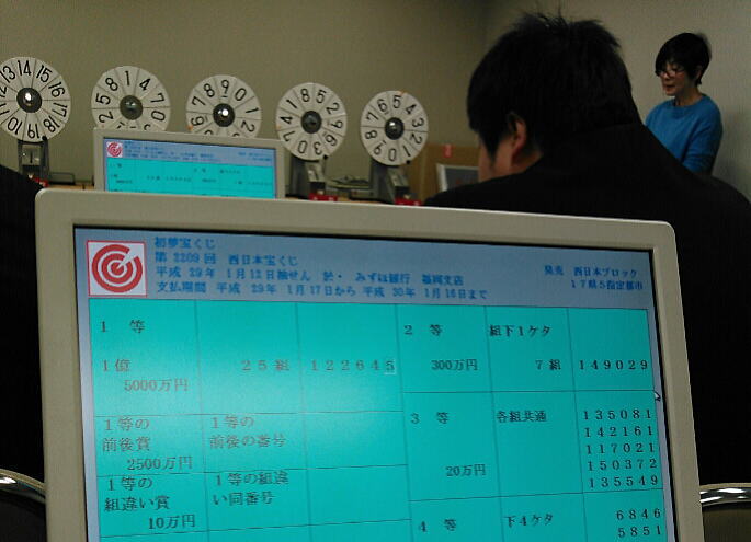 西日本宝くじ当選番号 21年 令和3年 抽選 過去一覧表